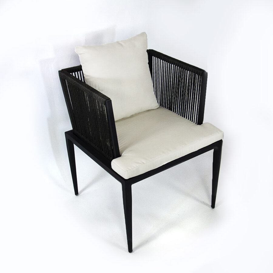 Dārza krēsls BLACK AND WHITE
