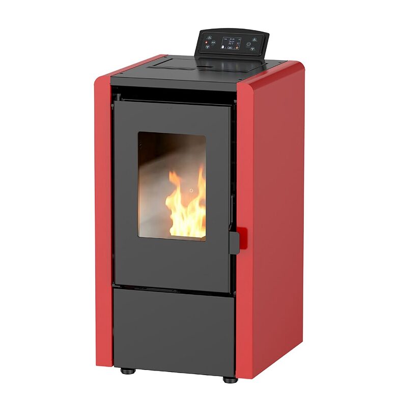 Granulu kamīns CALVOR - NORA Red 6.3kW