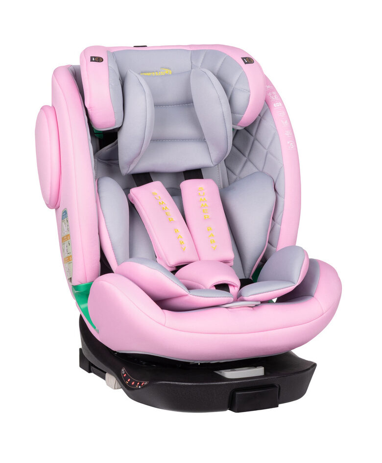 Rozā bērnu autokrēsls SUMMER BABY IBIZA 