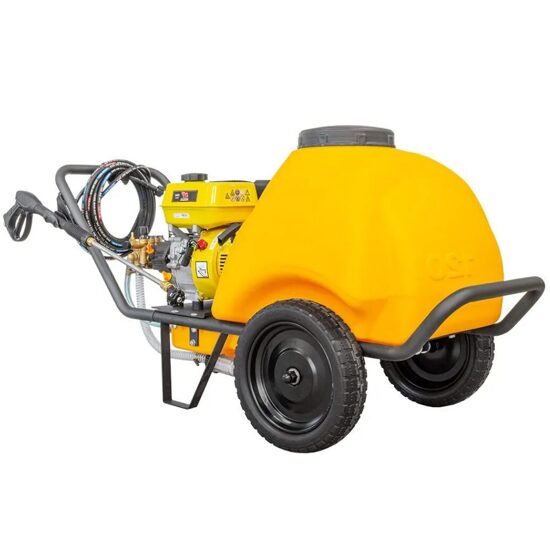 High pressure washer, 120 l tank, Peggas, 5.2 HP, 220 bar/3,200 PSI