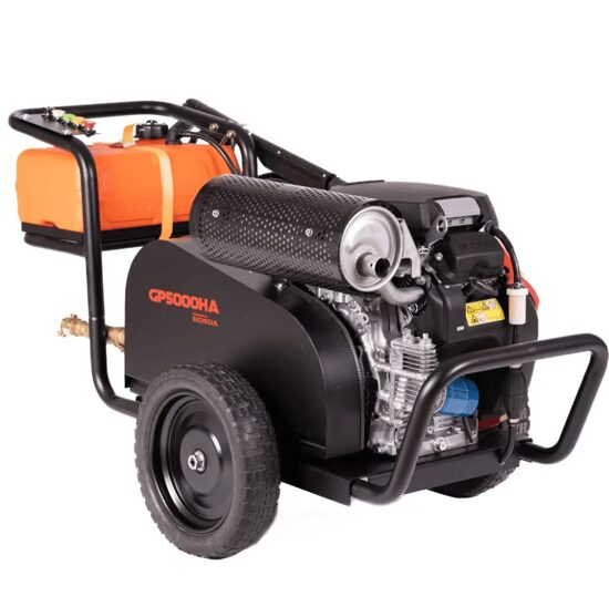 Professional high-pressure washer, Honda GX630, 20.8 HP, 350 bar/5000 PSI