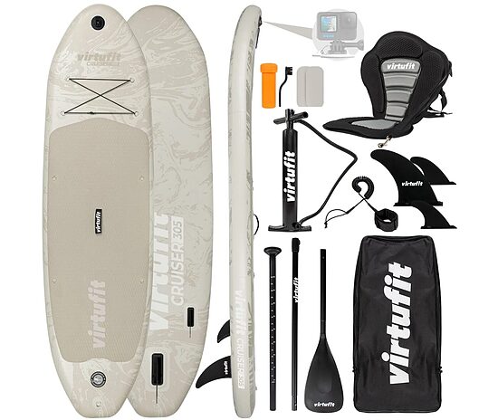 SUP dēlis VirtuFit Cruiser 305 - smilšu bēšs