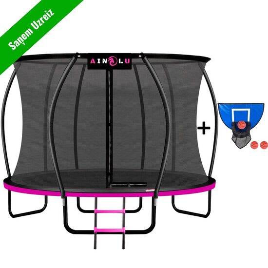 AINOLU NOVA 12FT (374 cm) PINK Trampoline [PRESALE 10.04]