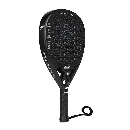 VirtuFit Fusion Pro padelireket - must-hõbedane