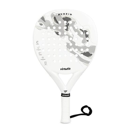VirtuFit Hybrid padelireket - valge-hall