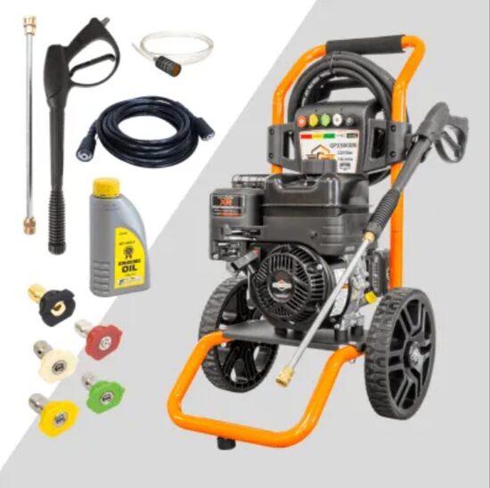 GP3300XM Pro slėgio plovimo mašina, Briggs & Stratton, 6,3 AG, 220 barų / 3 200 PSI