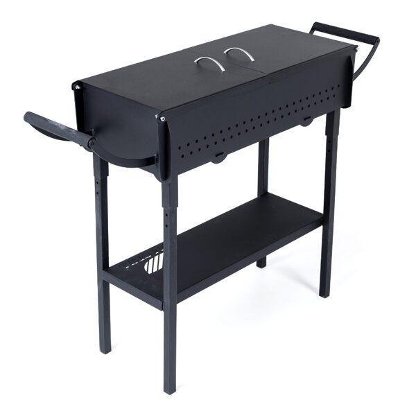 Optimaalne Mangal külgmiste käepidemete ja kaantega.