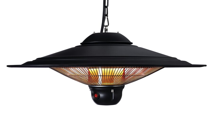 Инфракрасный излучатель тепла Veltron UFO CEILING-LED 2.5кВт, черный