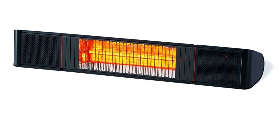 Infrasarkanais siltuma izstarotājs Veltron PREMIUM OVAL-200KBS 2kW, ar skaļruņiem