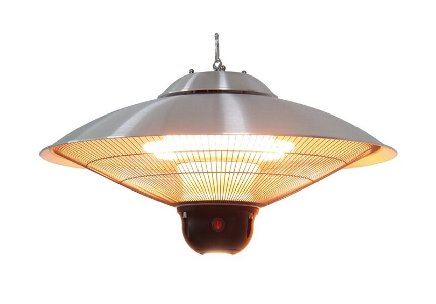 Infraraudonųjų spindulių šilumos skleidėjas Veltron UFO CEILING-LED 2.1kW, sidabrinis