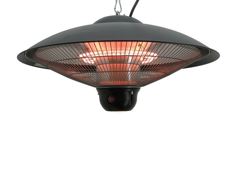 Infraraudonųjų spindulių šilumos skleidėjas Veltron UFO CEILING-LED 2.1kW, juodas