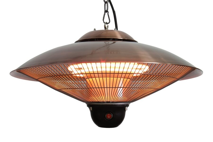 Infraraudonųjų spindulių šilumos skleidėjas Veltron UFO CEILING-LED 2.1kW, varinis